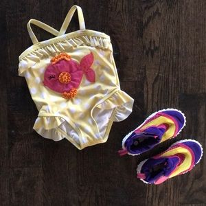 Itty Bitty Teeny Weeny Yellow Polka Dot Swimsuit